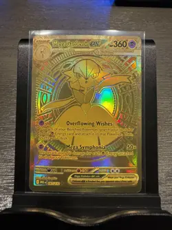 Pokemon Golden Mega Gardevoir EX 187/132 Mega Evolution Gold Hyper Rare Holo NM - Image 1
