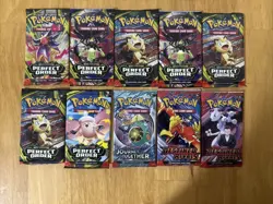 Pokemon TCG Mixed Booster Pack Lot – 10 Sealed Packs - Image 1