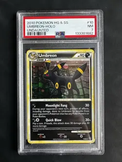 Pokemon TCG -🌙Umbreon 10/90 Holo PSA 7 Undaunted 2010🌙 - Image 1