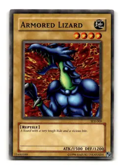 Armored Lizard - SDJ-009 - YuGiOh-LP - Image 1