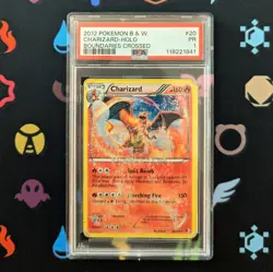 Pokemon 2012 Charizard B&W Boundaries Crossed Holo PSA 1 - Image 1