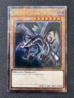 Yugioh Red-Eyes Black Dragon Limited Ed Quarter Century Secret TN23-EN003 NM - Image 1