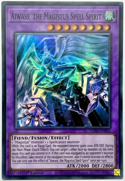 GEIM-EN005 Aiwass, the Magistus Spell Spirit - Super Rare 1st Ed Lightly Played - Image 1