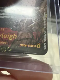 One Piece CCG Two Legends Silvers Rayleigh OP08-118 Secret Rare English Edition - Image 2