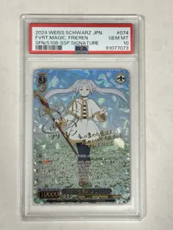 PSA 10 Weiss Schwarz Frieren Beyond Journey's End SFN/S108-074SSP Signed SSP - Image 1