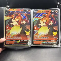 Pokemon Jumbo Oversized Card Lot (38) Cards Binder Included Celebrations - Image 3