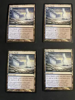 MtG X4 Frost Marsh Coldsnap Magic the Gathering - Image 1