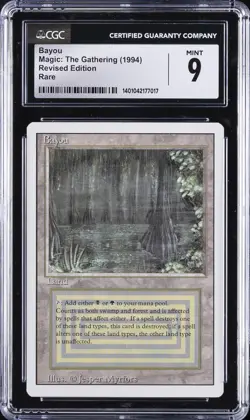 1994 POKEMON REVISED ED BAYOU CGC 9 - Image 1