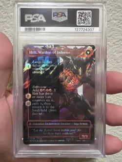 2025 MTG Final Fantasy Clive/Ifrit Char Borderless-Surge Foil GEM MT PSA 10 - Image 3
