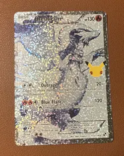 Reshiram 113/114 Celebrations: Classic Collection Holo - Near Mint NM/MT Pokemon - Image 1
