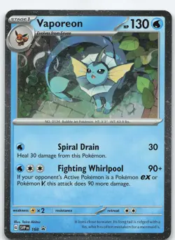 Vaporeon - 168 Promo (Cosmos Holo) Prismatic Evolutions NM Pokemon - Image 1