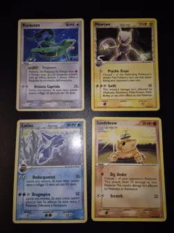 Pokemon - Lotto 4 Carte Serie Ex - Rayquaza - Mewtwo Delta Species - Vintage - Image 1