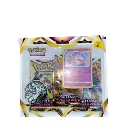 Pokemon - Astral Radiance 3 Pack Blister - Sylveon Variant - New Factory Sealed - Image 1