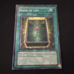 Yu-Gi-Oh! TCG Book of Life Pharaonic Guardian PGD-033 Super Rare 1st Edition - Image 1