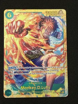 One Piece - Carrying On His Will - Monkey D Luffy OP13-118 (SEC) Secret Rare - Image 1
