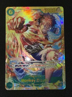 One Piece - Carrying On His Will - Monkey D Luffy OP13-118 (SEC) Secret Rare - Image 2