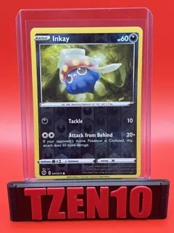 Inkay Reverse Holo Champion's Path #44/73 Pokemon TCG - Image 1