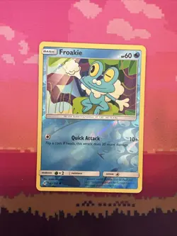 Pokemon Card Froakie Unbroken Bonds Reverse Holo 51/214 Near Mint - Image 1