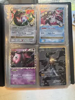 Vintage Pokemon Card Lot Binder – EX, LV.X, Holos, Rare Cards - Image 1