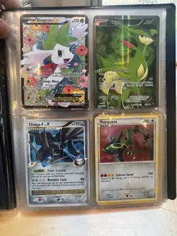Vintage Pokemon Card Lot Binder – EX, LV.X, Holos, Rare Cards - Image 3