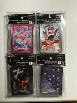 ONE PIECE Card Game Official Card Sleeves 14 Assorted Set of 4 *US SELLER* - Image 1
