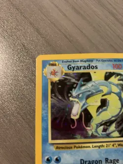 Base Set Gyarados 6/102 Holo Pokemon Card Unlimited 1999 WOTC - Image 3
