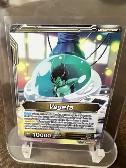 Bandai Dragon Ball Super Card Game Vegeta Leader Foil BT20 Awaken Lot of 2 Cards - Image 2