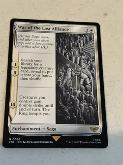 mtg War of the Last Alliance, saga, Lord of the Rings, unplayed - Image 1