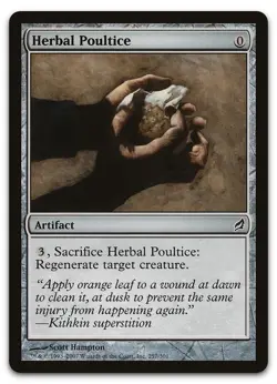 Herbal Poultice #257 (NM) Lorwyn LRW Magic MTG - Image 1