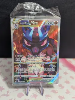 Pokemon TCG Crown Zenith Lucario VSTAR Promo Card SWSH291 Sealed - Image 1