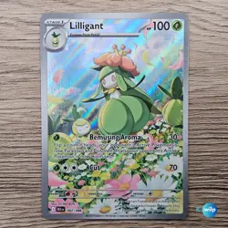 Lilligant 092/086 Holo Illustration Rare Black Bolt Pokemon Trading Card - Image 1