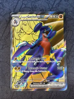 Cynthia's Garchomp ex 204 Scarlet & Violet Black Star Promo Holo Pokemon BM - Image 1