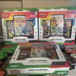 3X Pokemon TCG First Partner Pack Illustration Collection Series 1 - SEALED ✅ - Image 1