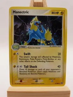 Pokemon Holo Rare Card : Manectric 7/106 ( Ex Emerald) - Image 1