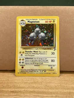 Base Set 2 Magneton SWIRL (9/102) - Holo LP+ – 1999 Pokemon Vintage WOTC - Image 5