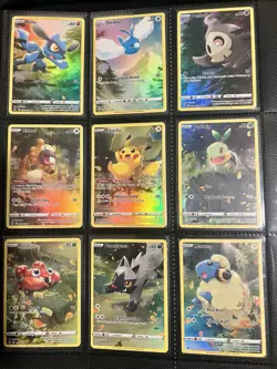 Crown Zenith Galarian Gallery NM Full Art Set 9 GG26 - GG34 Pikachu Pokemon TCG - Image 1