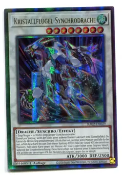 Yu-Gi-Oh! Kristallflugel Synchrodrache Ultimate RA02-DE029 - Image 1