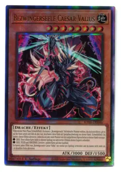 Yu-Gi-Oh! Bezwingerseele Caesar Valius Ultimate Rare RA04-DE046 - Image 1