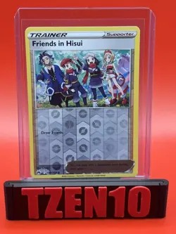 Friends in Hisui Reverse Holo Crown Zenith #130/159 Pokemon TCG - Image 1
