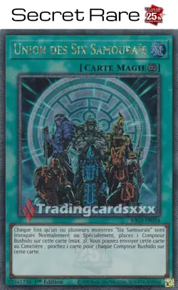 Yu-Gi-Oh! Union des Six Samourais : QCSE RA03-FR054 - Image 1