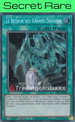 Yu-Gi-Oh! Le Retour des Grands Dragons : SE RA03-FR060 - Image 1