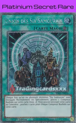 Yu-Gi-Oh! Union des Six Samourais : PS RA03-FR054 - Image 1