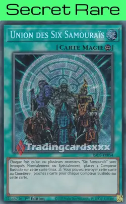 Yu-Gi-Oh! Union des Six Samourais : SE RA03-FR054 - Image 1