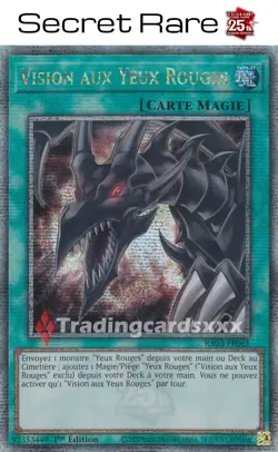 Yu-Gi-Oh! Vision aux Yeux Rouges : QCSE RA03-FR061 - Image 1
