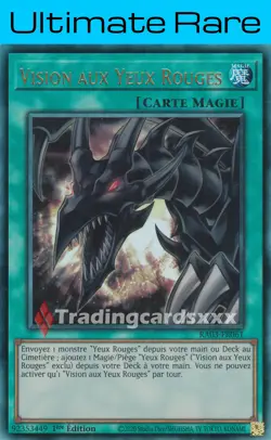 Yu-Gi-Oh! Vision aux Yeux Rouges : UL RA03-FR061 - Image 1