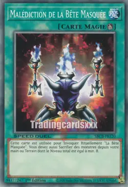 Yu-Gi-Oh! [SD] Malediction de la Bete Masquee : C SBCB-FR120 - Image 1