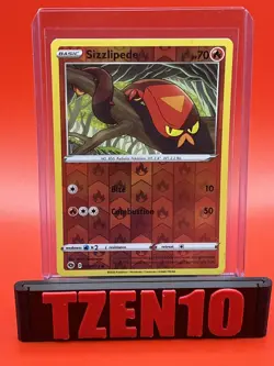 Sizzlipede Reverse Holo Champion's Path #09/73 Pokemon TCG - Image 1