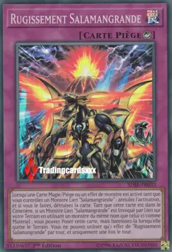 ♦Yu-Gi-Oh!♦ Rugissement Salamangrande (Roar) : SDSB-FR033 -VF/Super Rare- - Image 1