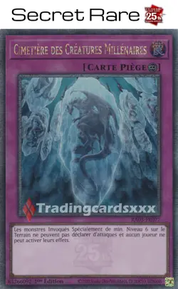 Yu-Gi-Oh! Cimetiere des Creatures Millenaires : QCSE RA03-FR077 - Image 1