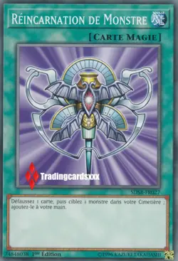 ♦Yu-Gi-Oh!♦ Reincarnation de Monstre (Monster) : SDSB-FR027 -VF/Commune- - Image 1